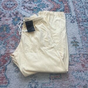 Brandy Melville Pastel Yellow Anastasia Sweatpants
